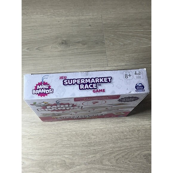 NEW 5 Surprise Mini Brands Jeu Supermarket Race Game Zuru Spin Master 2 player - Picture 3 of 7